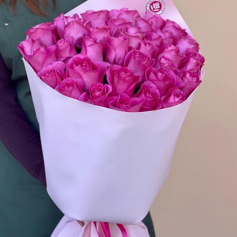 Букеты из розовых роз 70 см (Эквадор) (Артикул  11440sam)