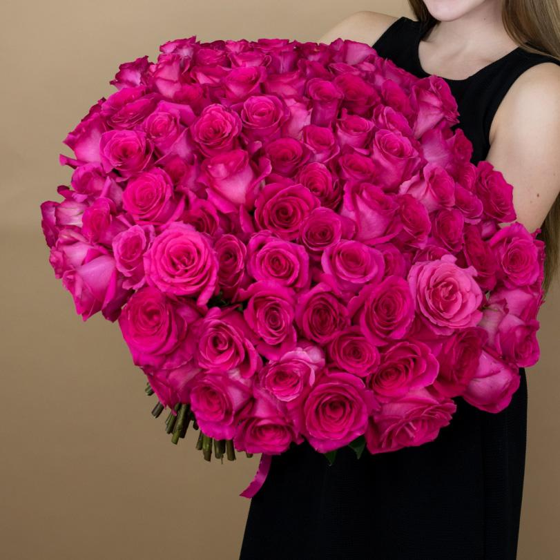 Букеты из розовых роз 40 см (Эквадор) [код  5420smr]