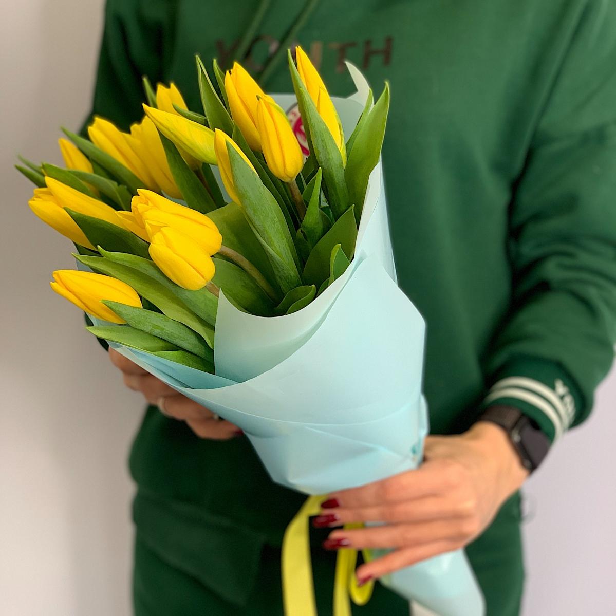 Тюльпаны жёлтые 15 шт Артикул: 8450s
